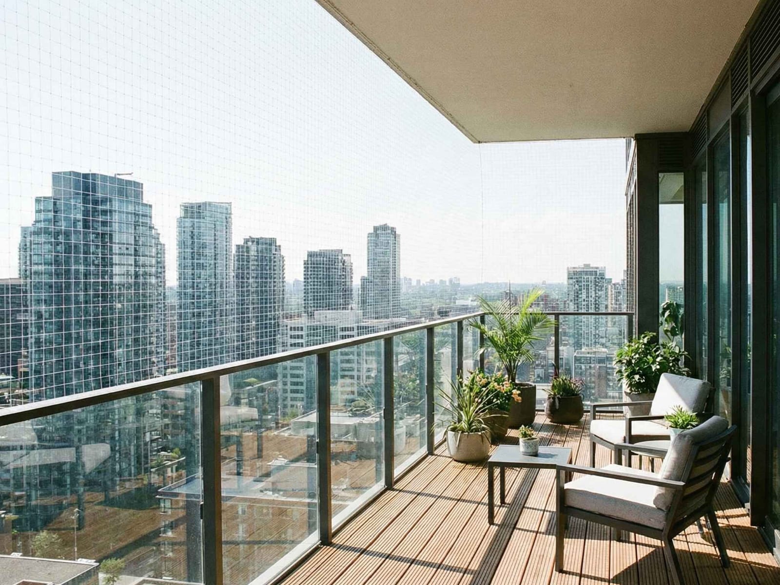 Pigeon safety nets installation for balcony in Chennai