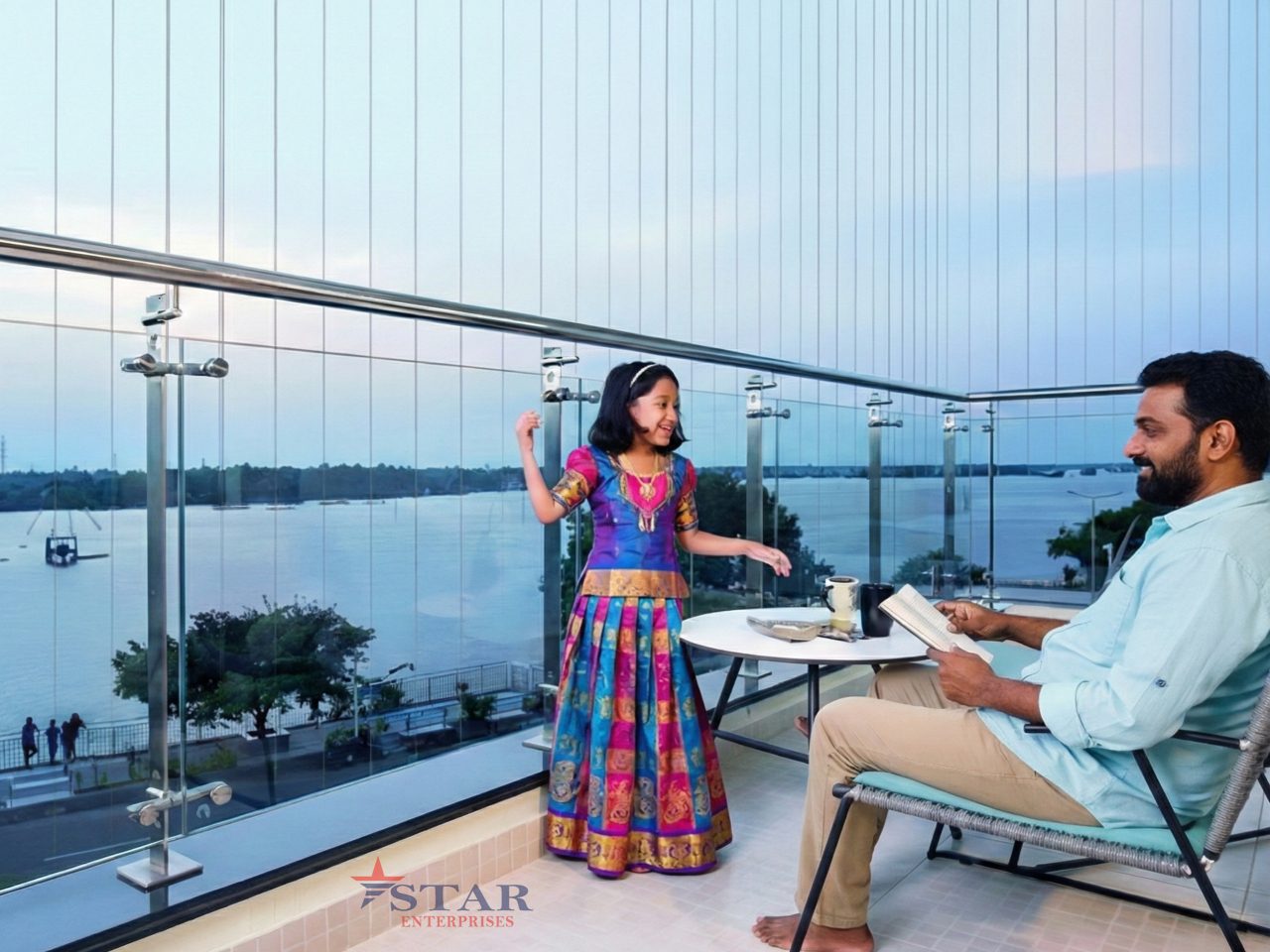 Top-Rated Pigeon Safety Nets installed in a Chennai apartment balcony